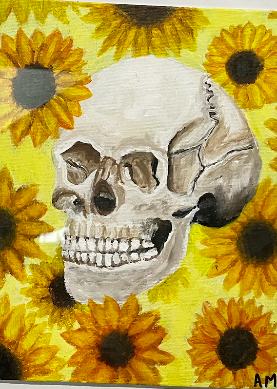 Flowery Skull